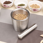Küche 304 Edelstahl Knoblauchpresse Gewürz Bohnen Nuss Zerkleinerer, gerade Form, taillierte Form, Trommelform, große Schalenform, große Trommelform