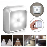 1143 menschlicher Körpersensor-Nachtlicht, Smart Home Sensorleuchten, Silber Weißlicht, Silber Warmlicht, Weißes Gehäuse Weißlicht, Weißes Gehäuse Warmlicht