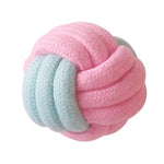 Hunde-Zahnreinigungsspielzeug aus Baumwollseil in Bonbonfarben, gewebtes Baumwollseil, Baumwollseil-Einzelball, Einzelball, Doppelball, Handziehball, Handball, 5 Hantelbälle, 3 Donuts, Knochen, Maiskolben, 7 Maiskolben-Griffstöcke ...