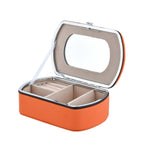 HN-001 Reise-tragbare Ring Lippenstift Schmuck Aufbewahrungsbox, Halskettenversion Pink, Spiegelversion Pink, Halskettenversion Blau, Spiegelversion Blau, Halskettenversion Orange, Spiegelversion Orange, Halskettenversion Gold, Spiegelversion Gold