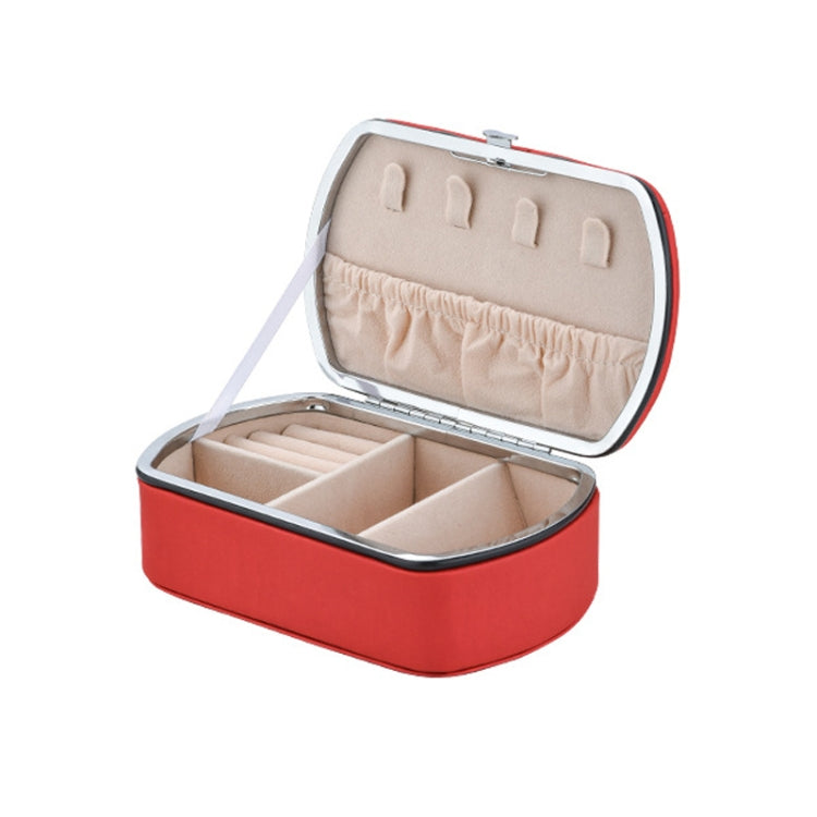 HN-001 Reise-tragbare Ring Lippenstift Schmuck Aufbewahrungsbox, Halskettenversion Pink, Spiegelversion Pink, Halskettenversion Blau, Spiegelversion Blau, Halskettenversion Orange, Spiegelversion Orange, Halskettenversion Gold, Spiegelversion Gold