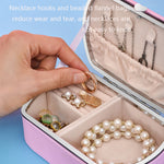 HN-001 Reise-tragbare Ring Lippenstift Schmuck Aufbewahrungsbox, Halskettenversion Pink, Spiegelversion Pink, Halskettenversion Blau, Spiegelversion Blau, Halskettenversion Orange, Spiegelversion Orange, Halskettenversion Gold, Spiegelversion Gold