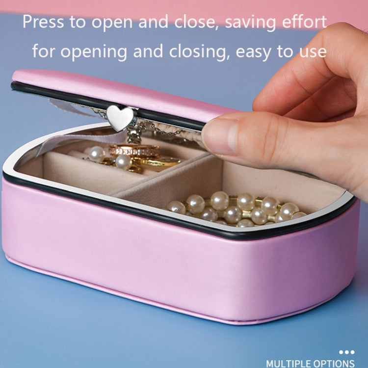 HN-001 Reise-tragbare Ring Lippenstift Schmuck Aufbewahrungsbox, Halskettenversion Pink, Spiegelversion Pink, Halskettenversion Blau, Spiegelversion Blau, Halskettenversion Orange, Spiegelversion Orange, Halskettenversion Gold, Spiegelversion Gold