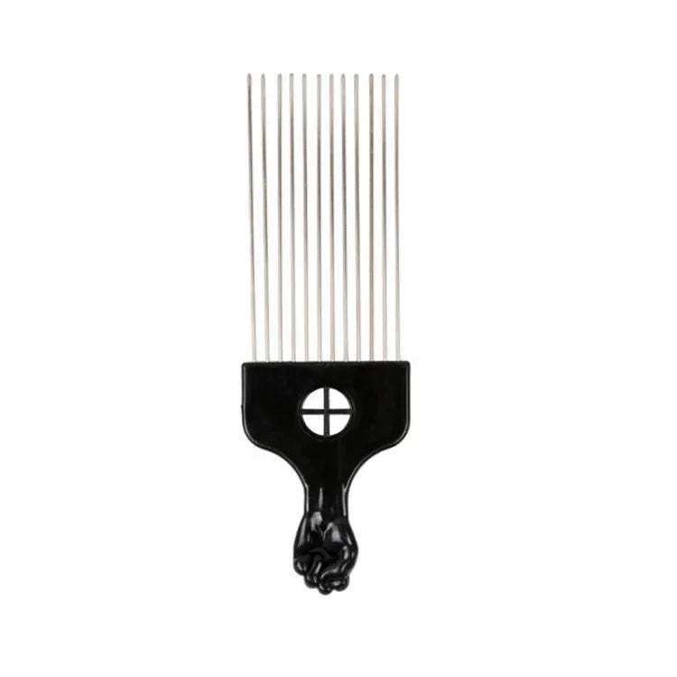 3-teiliger Friseur-Ölkamm aus Stahl mit Nadeln, Kunststoff-Haarschneidekamm mit spitzem Stiel, P2020, P2021, C6, C5