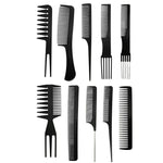 10 Stück / Set Friseurkamm aus Kunststoff
