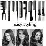 10 Stück / Set Friseurkamm aus Kunststoff