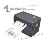XP-108B 4 Zoll 108mm Etikettendrucker Thermischer Barcode-Drucker Versandetiketten-Drucker UPS DHL USPS DPD POCHTA USB Barcode-Hersteller, EU-Stecker, USB, USB + Bluetooth-Version