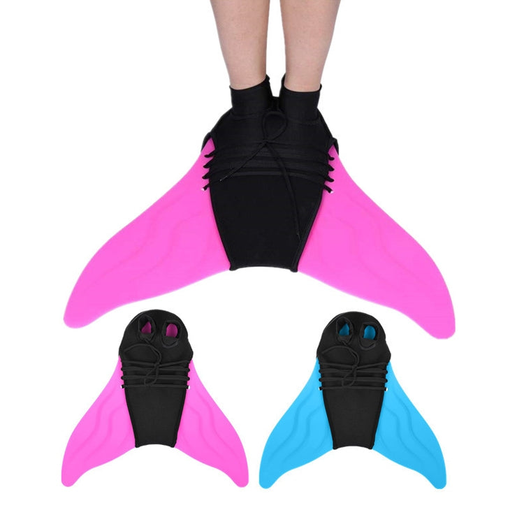 Meerjungfrau-Flossen Frost Schuhe Einteiler Flossen Taucherflossen, Taucherflossen(F02 Pink Kinder), Taucherflossen(F03 Blau Kinder), Taucherflossen(F58 Blau Erwachsene)
