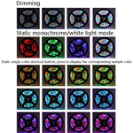 LED Lichtstreifen 16 Farben mit Fernbedienung RGB Lichtband USB Symphony Neon Dekorativer Soft-Lichtbalken, 3m, 4m