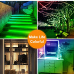 LED Lichtstreifen 16 Farben mit Fernbedienung RGB Lichtband USB Symphony Neon Dekorativer Soft-Lichtbalken, 3m, 4m