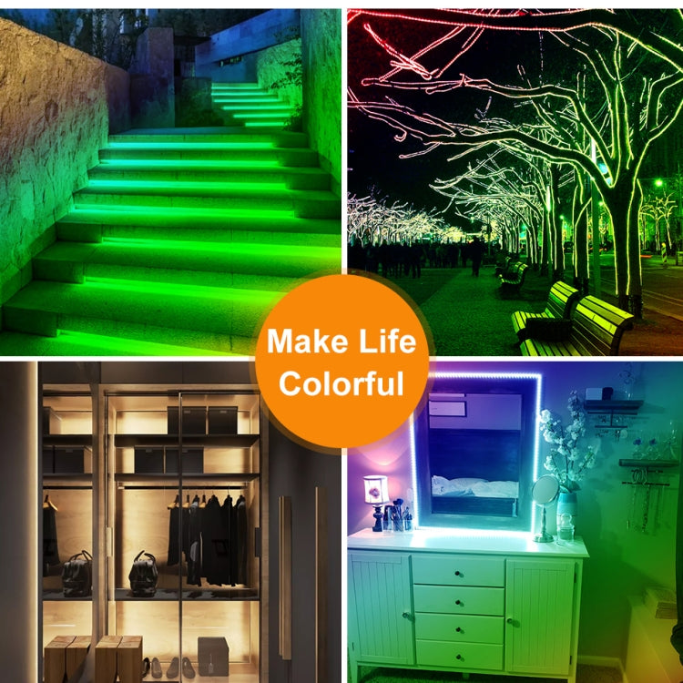 LED Lichtstreifen 16 Farben mit Fernbedienung RGB Lichtband USB Symphony Neon Dekorativer Soft-Lichtbalken, 3m, 4m