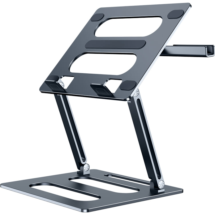 Oatsbasf Z08 Metall Notebook-Stütze Einstellbarer Desktop-Erhöhungs-Notebook-Ständer, Silber, Grau