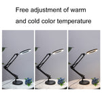 8X Vergrößerungsglas Lampe Schönheit Nagel Tattoo Reparatur Büro Leselampe, Ohne Vergrößerungsglas (Schwarz), Mit Vergrößerungsglas (Schwarz)