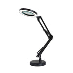 8X Vergrößerungsglas Lampe Schönheit Nagel Tattoo Reparatur Büro Leselampe, Ohne Vergrößerungsglas (Schwarz), Mit Vergrößerungsglas (Schwarz)
