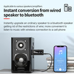 USB Auto Bluetooth 5.0 Adapter Empfänger FM + AUX Audio Doppel-Ausgang Stereo Sender, K9 Schwarz