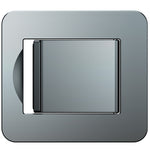Oatsbasf 03321 Notebook Computer Unsichtbarer Höhen-Erhöhungsständer Desktop Klappbare Aufbewahrungs-Kühlbasis, Grau, Silber