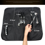 WESSLECO Kochmesser-Aufbewahrungstasche Messertasche, WESSLECO Schwarz