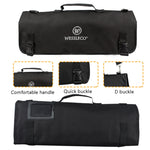 WESSLECO Kochmesser-Aufbewahrungstasche Messertasche, WESSLECO Schwarz