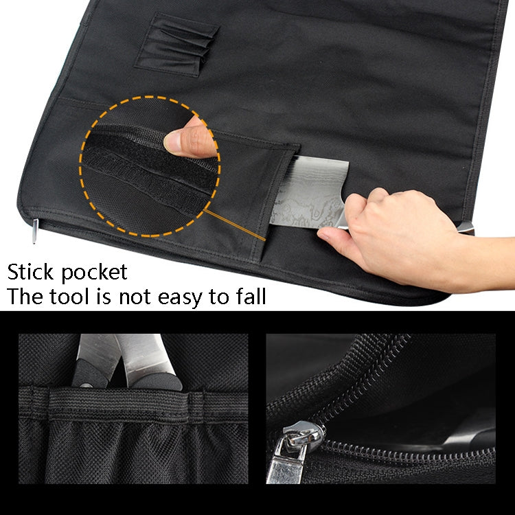 WESSLECO Kochmesser-Aufbewahrungstasche Messertasche, WESSLECO Schwarz