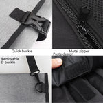 WESSLECO Kochmesser-Werkzeugaufbewahrungstasche Oxford-Stoff Messertasche, WESSLECO Grau