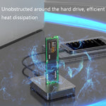 M.2 NGFF / NVME Solid State Drive Unterer USB3.1 Notebook Externe SSD Mobile Festplattenfassung, Stil:, SD01 (M.2 SATA-Protokoll), SD02 (M.2 NVME-Protokoll)