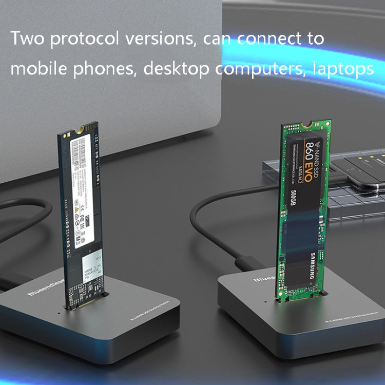 M.2 NGFF / NVME Solid State Drive Unterer USB3.1 Notebook Externe SSD Mobile Festplattenfassung, Stil:, SD01 (M.2 SATA-Protokoll), SD02 (M.2 NVME-Protokoll)