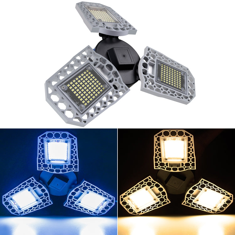 LED Industrie-Bergbau-Licht Wasserdichtes Lichtsensor Faltbare Dreiblatt-Garagenlampe, 60W, 80W, 100W