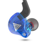 QKZ AK6 2 STÜCK In-Ear 3,5mm Kabelgebundene Subwoofer-Sportkopfhörer, 2 STÜCK, 2 Paare