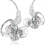 QKZ AK6 2 STÜCK In-Ear 3,5mm Kabelgebundene Subwoofer-Sportkopfhörer, 2 STÜCK, 2 Paare