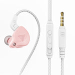 QKZ AK6 2 STÜCK In-Ear 3,5mm Kabelgebundene Subwoofer-Sportkopfhörer, 2 STÜCK, 2 Paare
