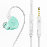 QKZ AK6 2 STÜCK In-Ear 3,5mm Kabelgebundene Subwoofer-Sportkopfhörer, 2 STÜCK, 2 Paare