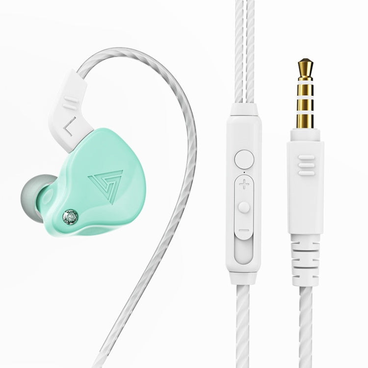 QKZ AK6 2 STÜCK In-Ear 3,5mm Kabelgebundene Subwoofer-Sportkopfhörer, 2 STÜCK, 2 Paare
