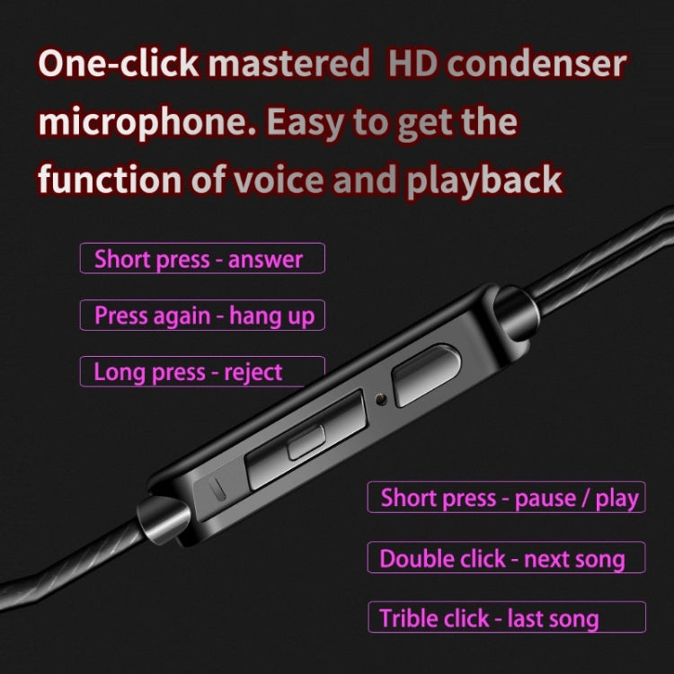 QKZ AK6 2 STÜCK In-Ear 3,5mm Kabelgebundene Subwoofer-Sportkopfhörer, 2 STÜCK, 2 Paare