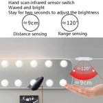 LED Schminkspiegel-Licht Schönheits-Fülllicht Hand-Sweep-Sensor Spiegel-Frontlicht, 2 Glühbirnen, 6 Glühbirnen, 10 Glühbirnen, 14 Glühbirnen