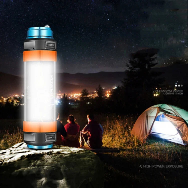 Outdoor-LED-Campinglampe, Multifunktions-Notfall-Taschenlampe mit IP68 Wasserdichtigkeit und Mückenschutz / Warnfunktion, T15, T25, T30