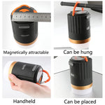 Y10 Campinglampe mit Fernbedienung, Outdoor-Beleuchtung, tragbare USB-Zeltlampe, LED-Laterne, YD-29 Schwarz