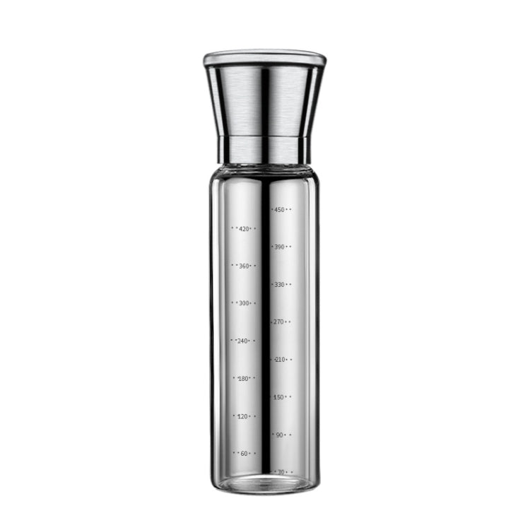 304 Edelstahl Meersalz-Pfeffermühle, Kaffee-Pfeffermühle für zu Hause, manuelle Mahlflasche, 450 ml