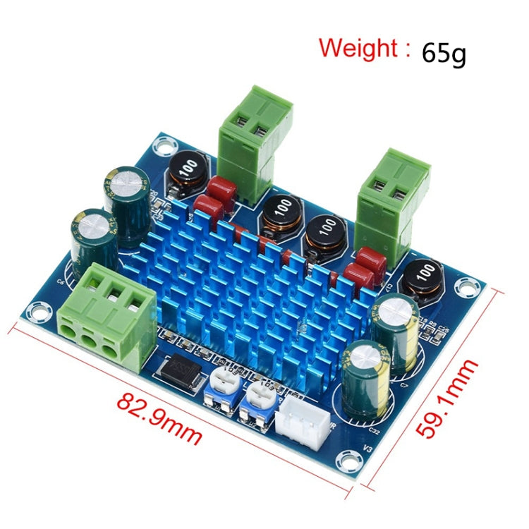 HW-447 Hochleistungs-Digital-Endstufenplatine TPA3116D2 Chassis Dedizierte Plug-in 5-28V Ausgang 120W