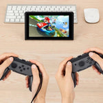 IPLAY Spielkonsole Linker &amp; Rechter Griff für Nintendo Switch, HB-S004 (Rot Blau)