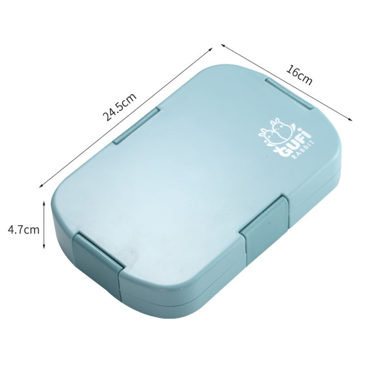 XINGCHENG XC-451 Mikrowellen-Brotdose für Studenten, Kunststoff mit Fächern, tragbare Lunchbox, Blau, Pink