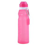 XC-282 600ml Silikon-Faltbecher für Outdoor-Camping, Radfahren, Sport, Weiß, Rosa, Blau, Grapefruitfarbe