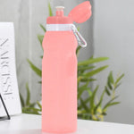 XC-282 600ml Silikon-Faltbecher für Outdoor-Camping, Radfahren, Sport, Weiß, Rosa, Blau, Grapefruitfarbe