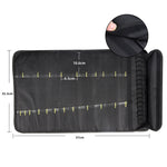 Messer-Aufbewahrungstasche Tragbare Messertasche, Schwarz, Blau