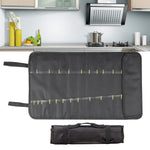 Messer-Aufbewahrungstasche Tragbare Messertasche, Schwarz, Blau