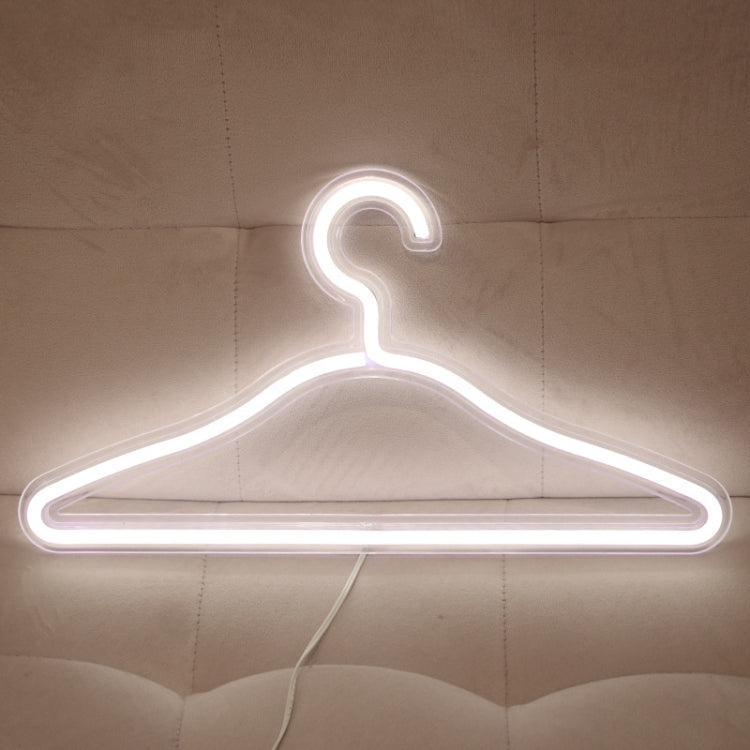 HS-20002 LED Kleiderbügel Neonlicht Raumdekoration Laterne Feiertagslicht, Weißes Licht, Warmes Licht, Pinkes Licht
