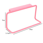 Küchentuchhalter zum Aufhängen, Schranktür-Rückenaufhänger, Handtuch-Schwammhalter, Aufbewahrungsregal für Badezimmer, Weiß, Blau, Grün, Rosa