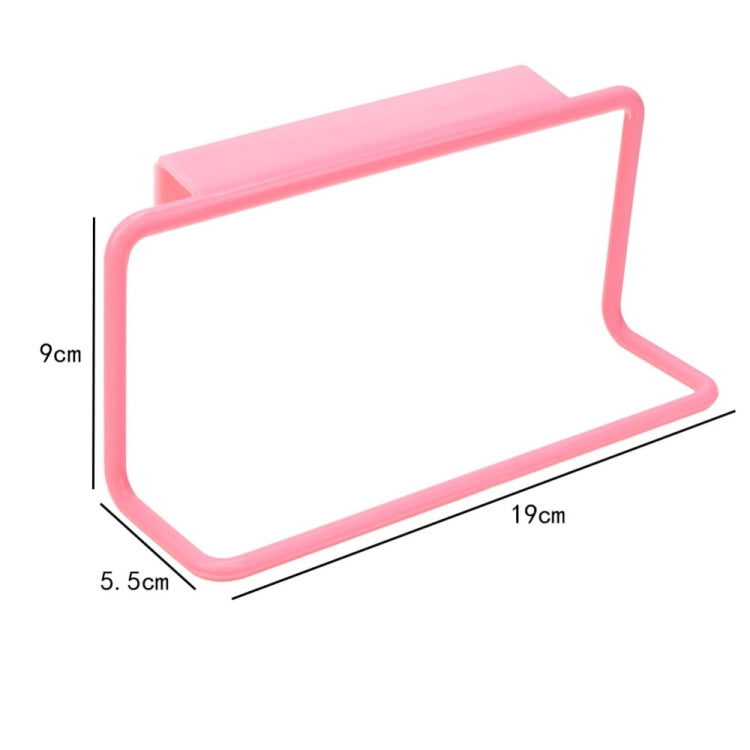Küchentuchhalter zum Aufhängen, Schranktür-Rückenaufhänger, Handtuch-Schwammhalter, Aufbewahrungsregal für Badezimmer, Weiß, Blau, Grün, Rosa
