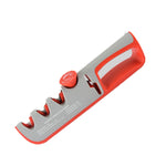 4-in-1 Verstellbarer Manueller Messerschärfer Multifunktionaler Messerschärfer, 4-in-1 (Schwarz Rot), 4-in-1 (Grau Rot)
