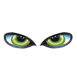1pc Car Reflective Car Sticker Rearview Mirror Eye Funny Sticker 3D Scratch Blocking Body Sticker Decorative Sticker