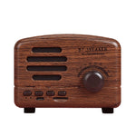 BT01 Retro Mini Bluetooth-Funklautsprecher, tragbares Radio, unterstützt TF-Karte, Rosa, Blau, Schwarz, Rot, Holzmaserung